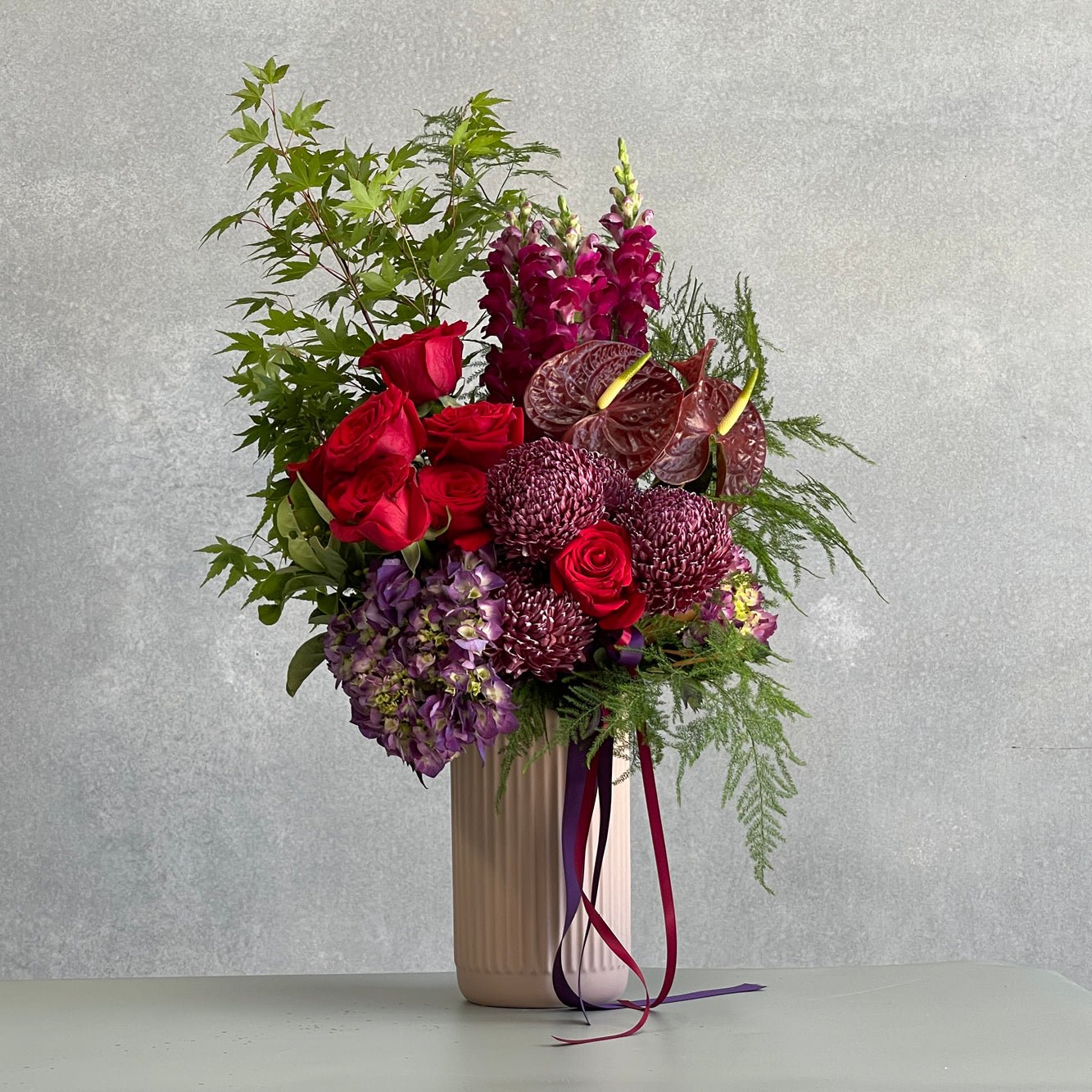 Dramatic Flowers in Vase
Lavish $300