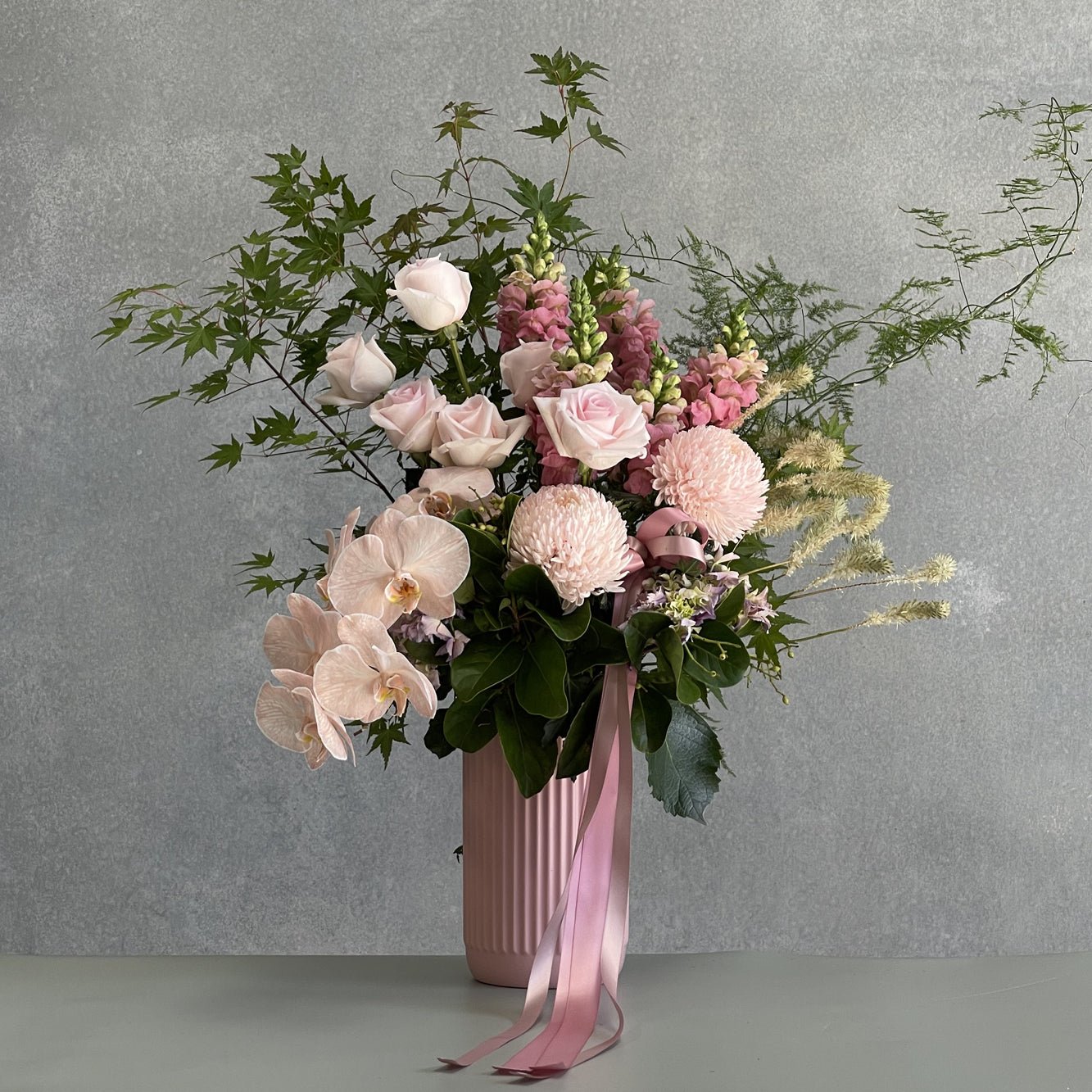Pink Bliss Lavish floral arrangement