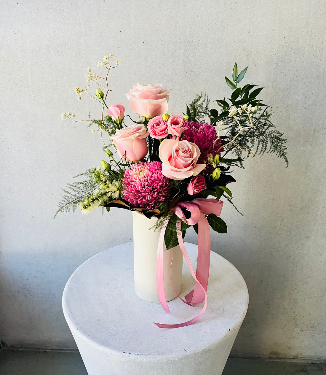 Pink Vase arrangement
