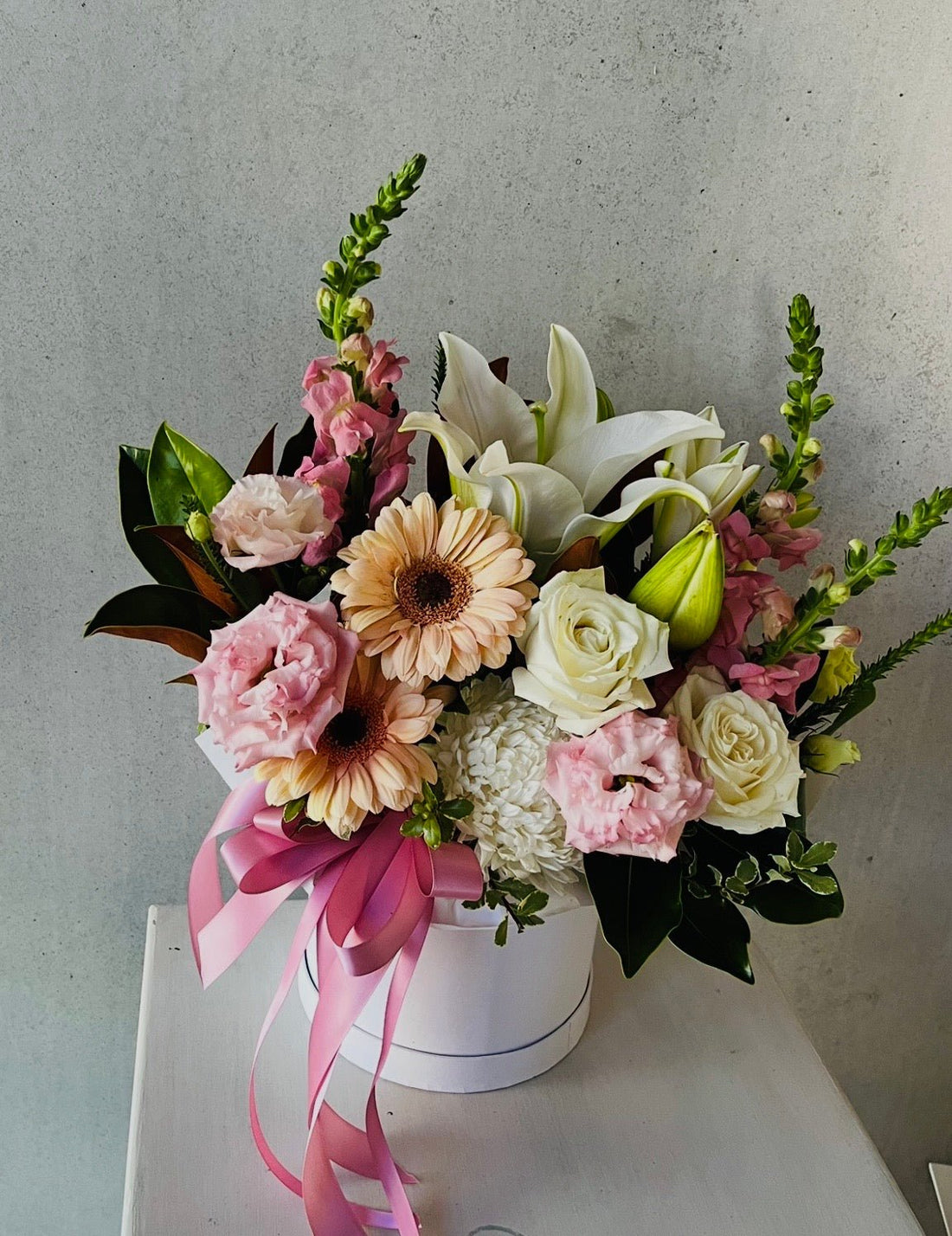 Soft Pastel Flower Hatbox - Mother&